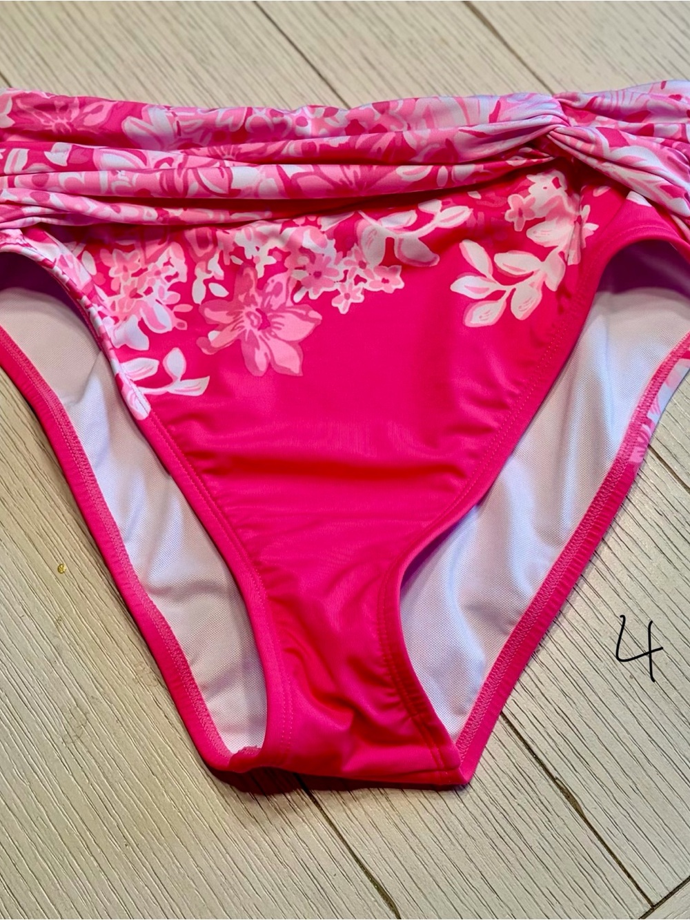 Lilly Pulitzer roxie pink - shadow dancer Bikini Bottoms
